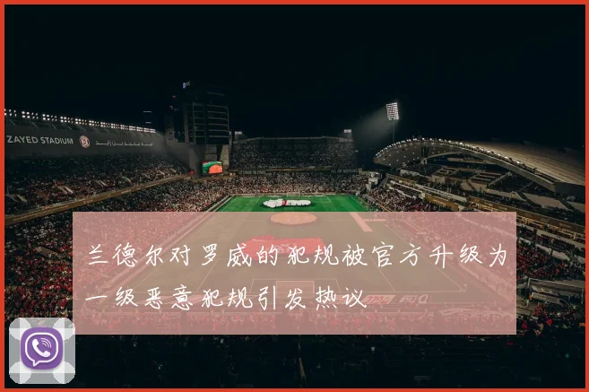 兰德尔对罗威的犯规被官方升级为一级恶意犯规引发热议
